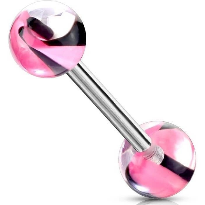 Barbell Acrylic Marble Design Ball