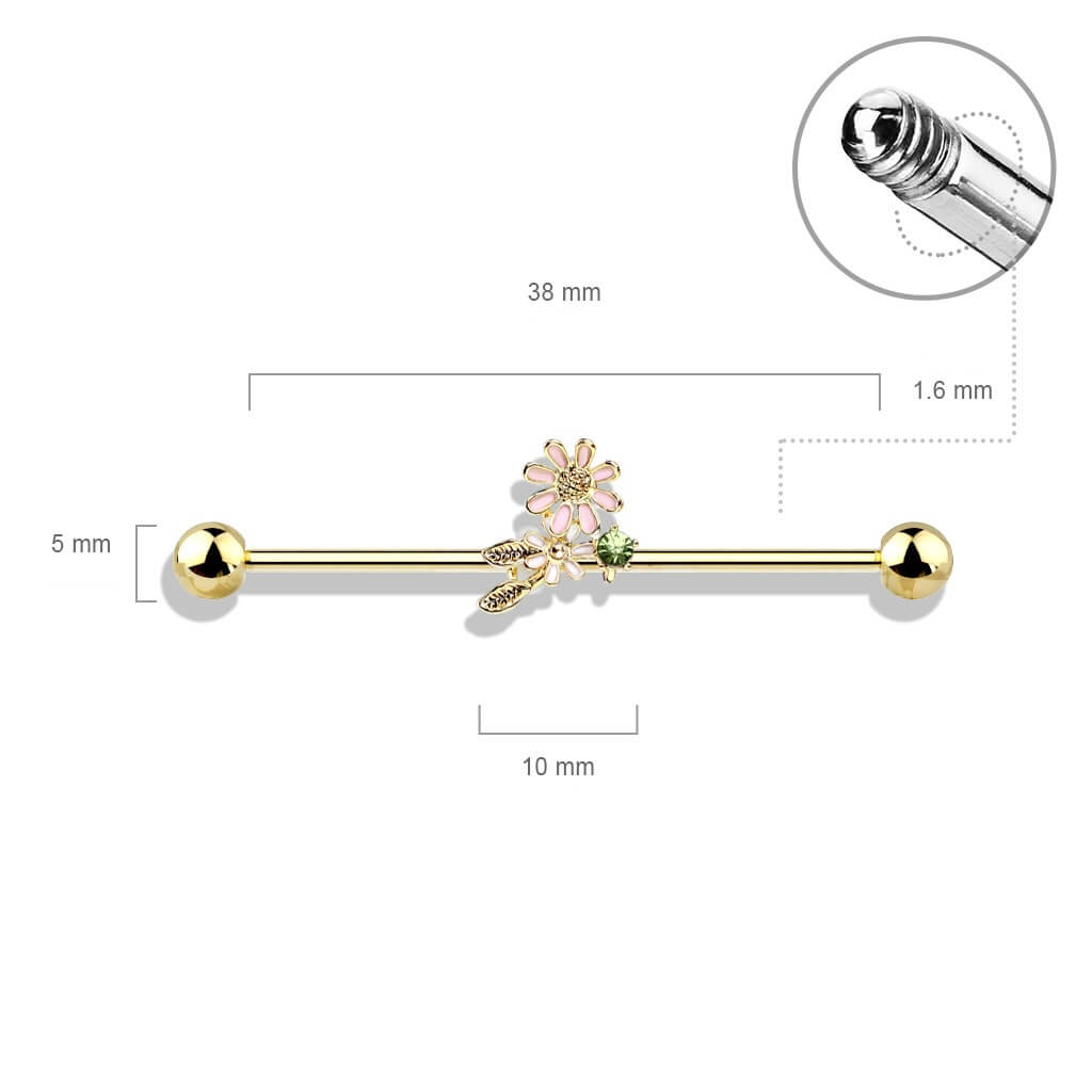 Industrial Barbell Blume Blatt