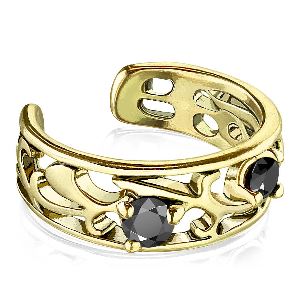 Nausznica nausznica cyrkonia kolczyk rozginany