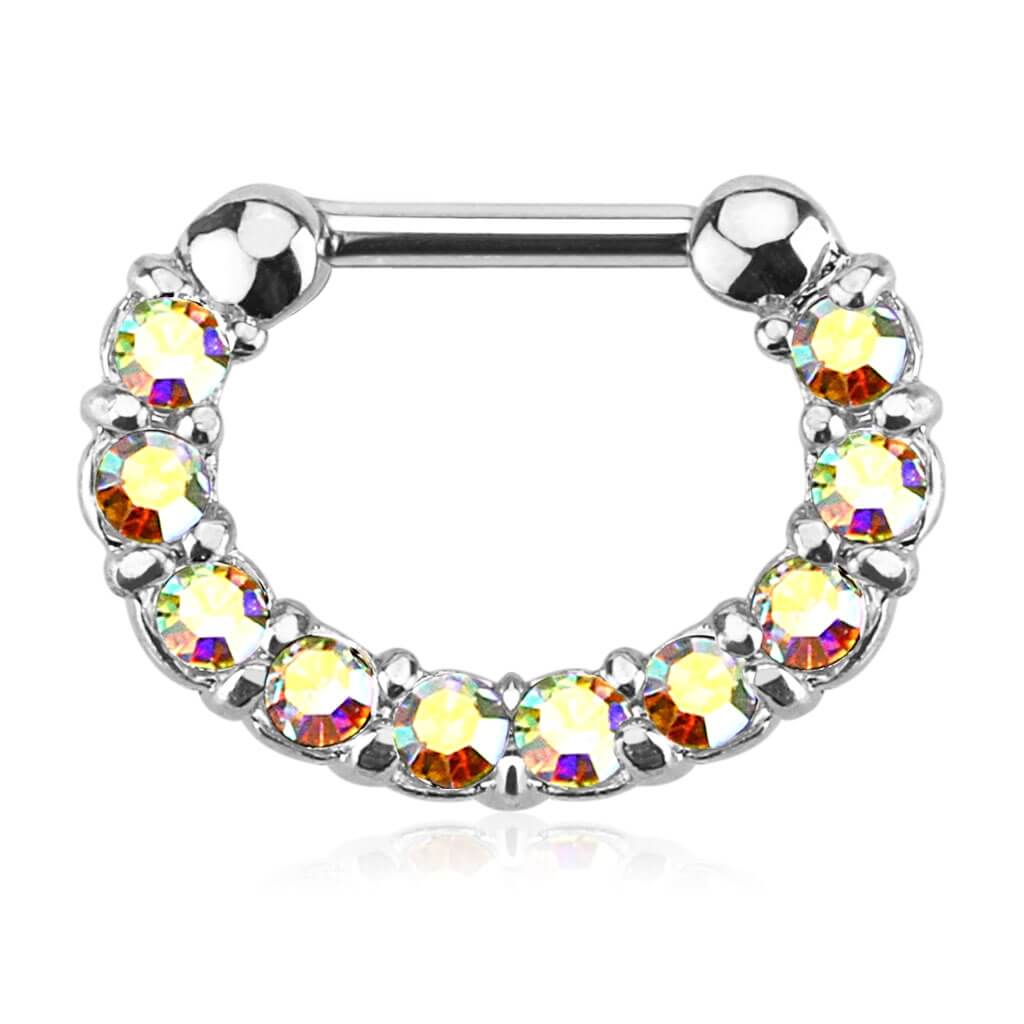 Septum Piercing Circonita Clicker