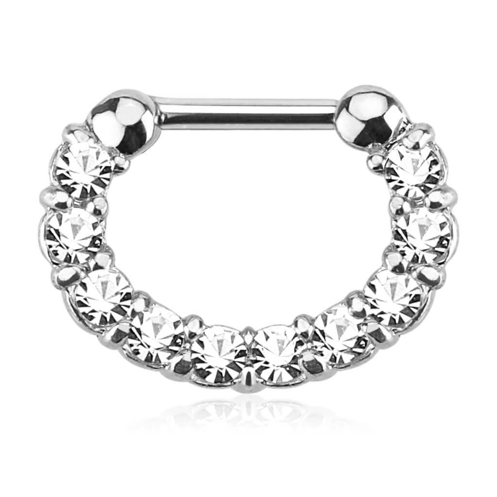 Septum Piercing Circonita Clicker