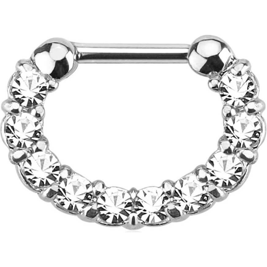 Septum Piercing Circonita Clicker