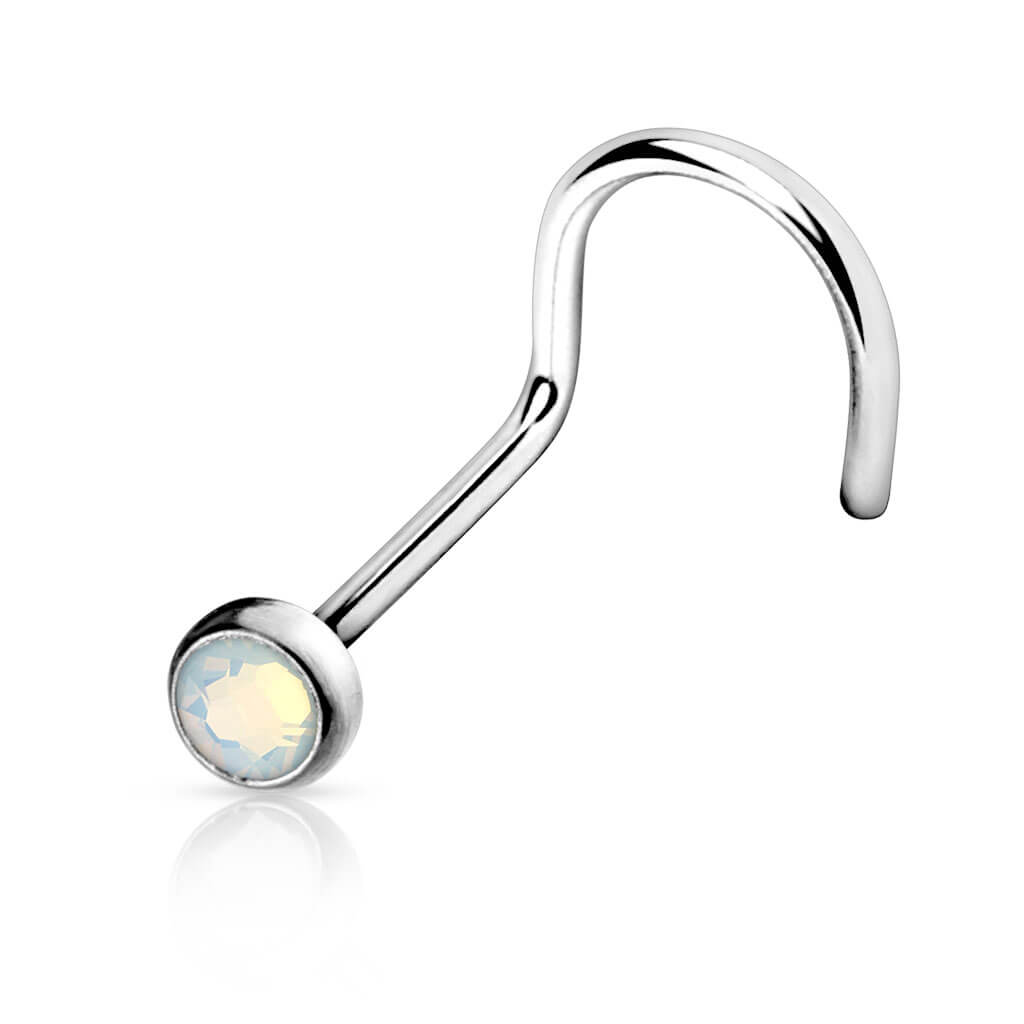 Nez Vis Opale Plate Argent