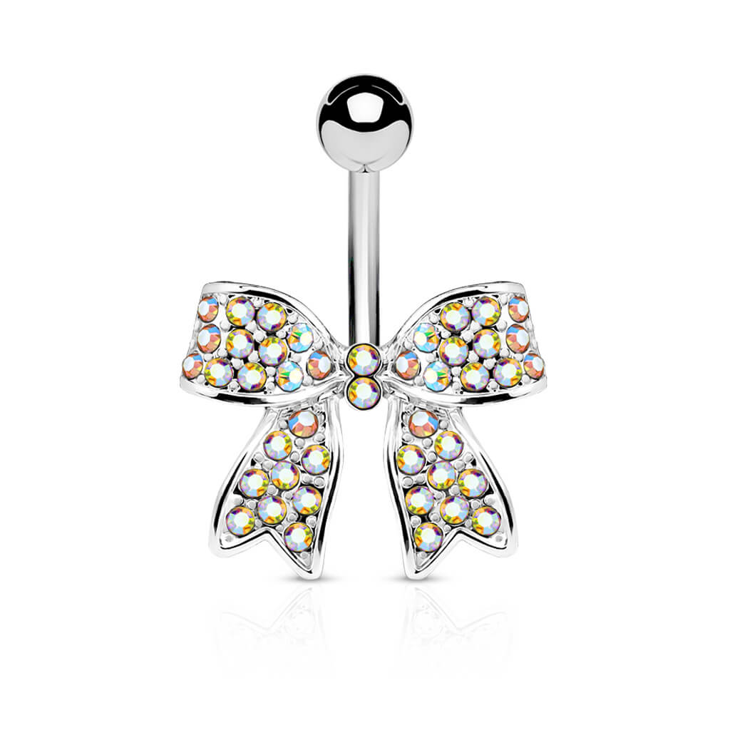 Belly Button Piercing Loop Zirconia