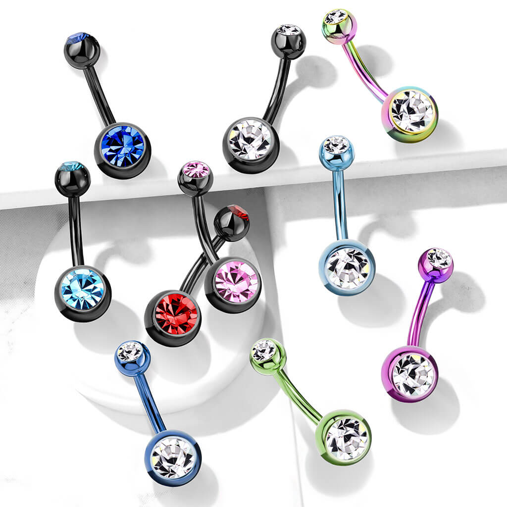 Piercing Nombril Bille Zircone