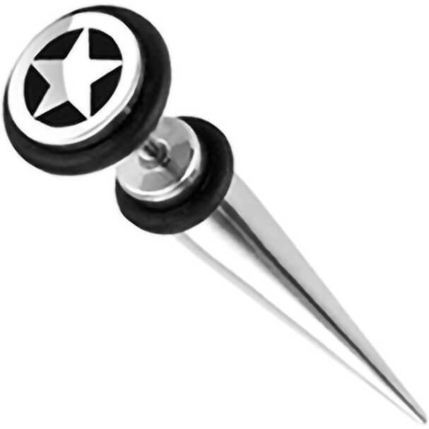 Plug falso Estrella Plata Rosca interna