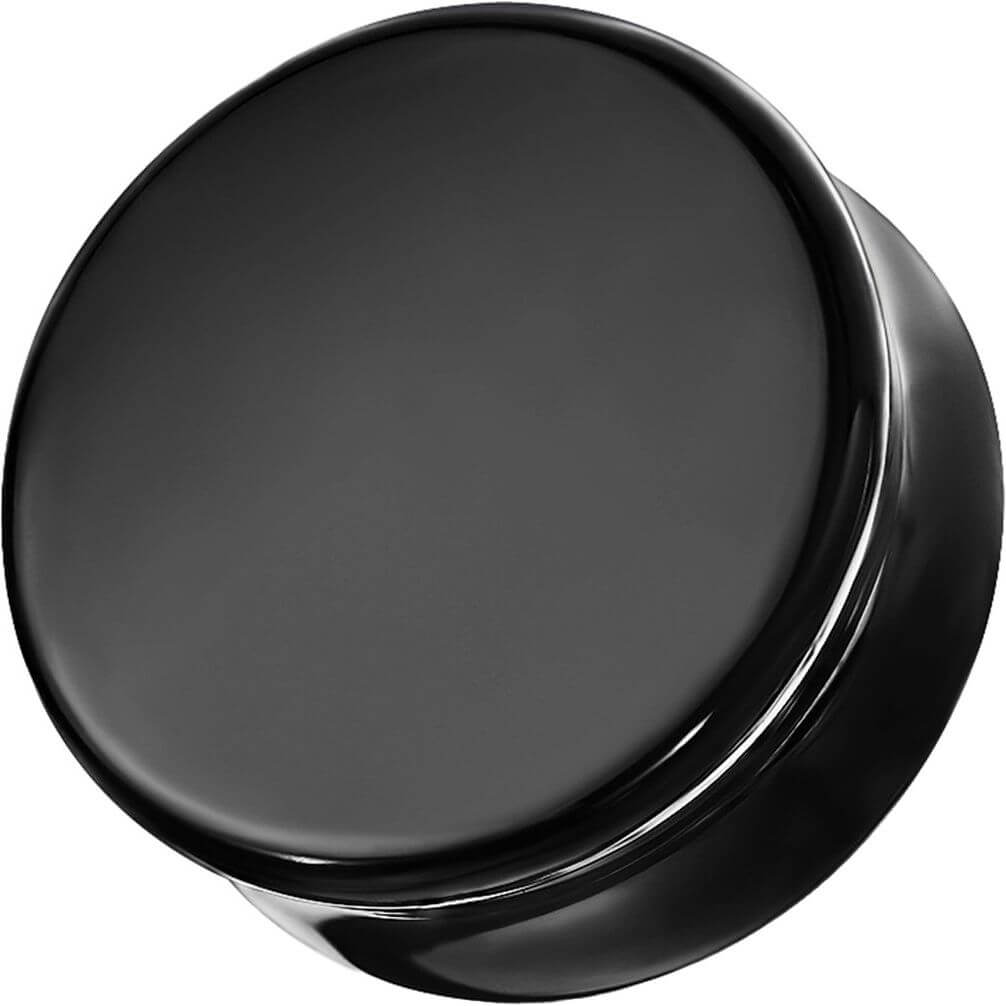 Plug Piedra semipreciosa Obsidiana