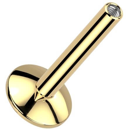 Titanium labret base Push-In
