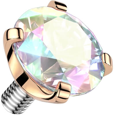 Titan Top Zirkonia Innengewinde