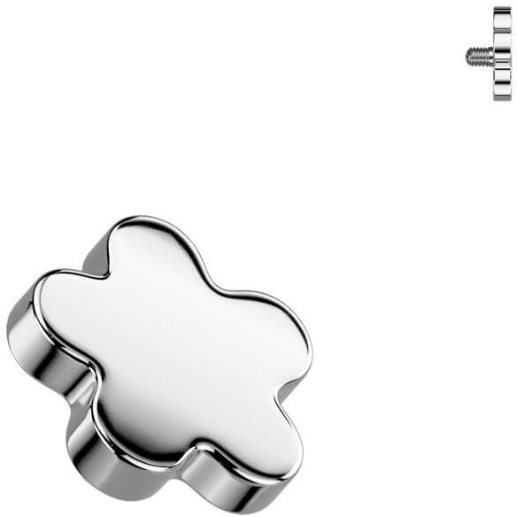 Titanium top flower Internally Threaded
