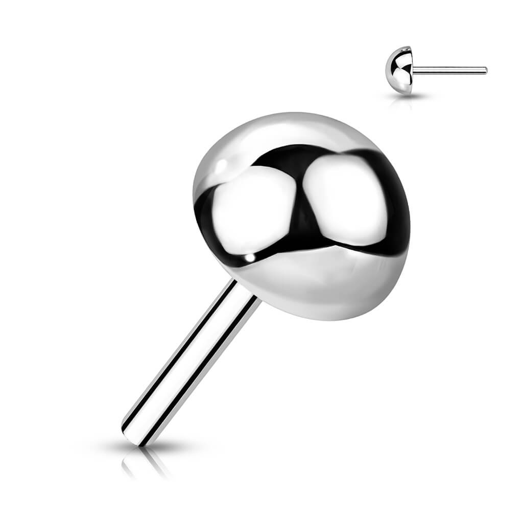 Oro 14 kt Superiore a cupola Push-In