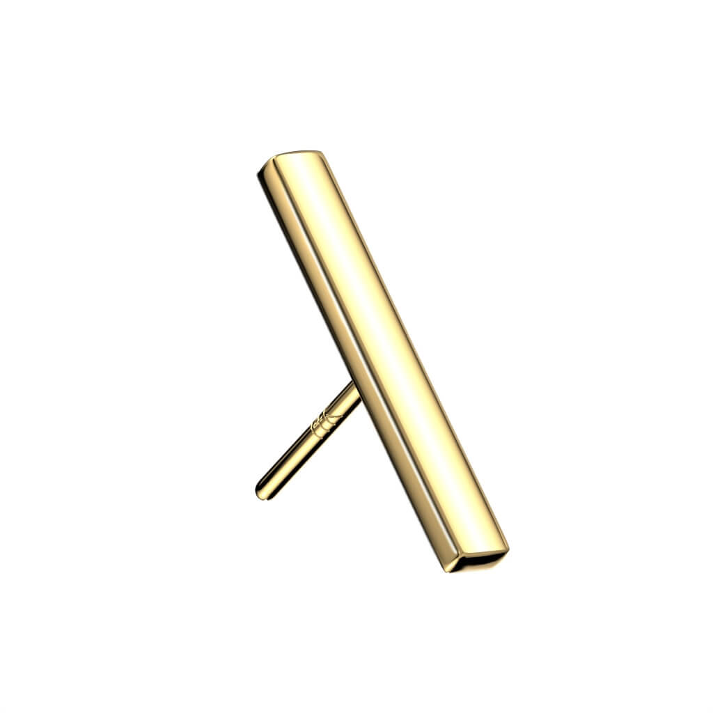 Oro 14 kt Superiore a barra Push-In