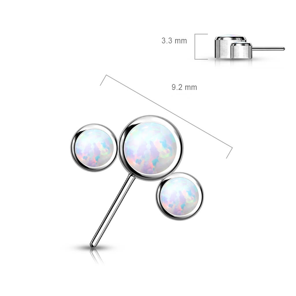 Titan Top 3 Opal Silber Push-In