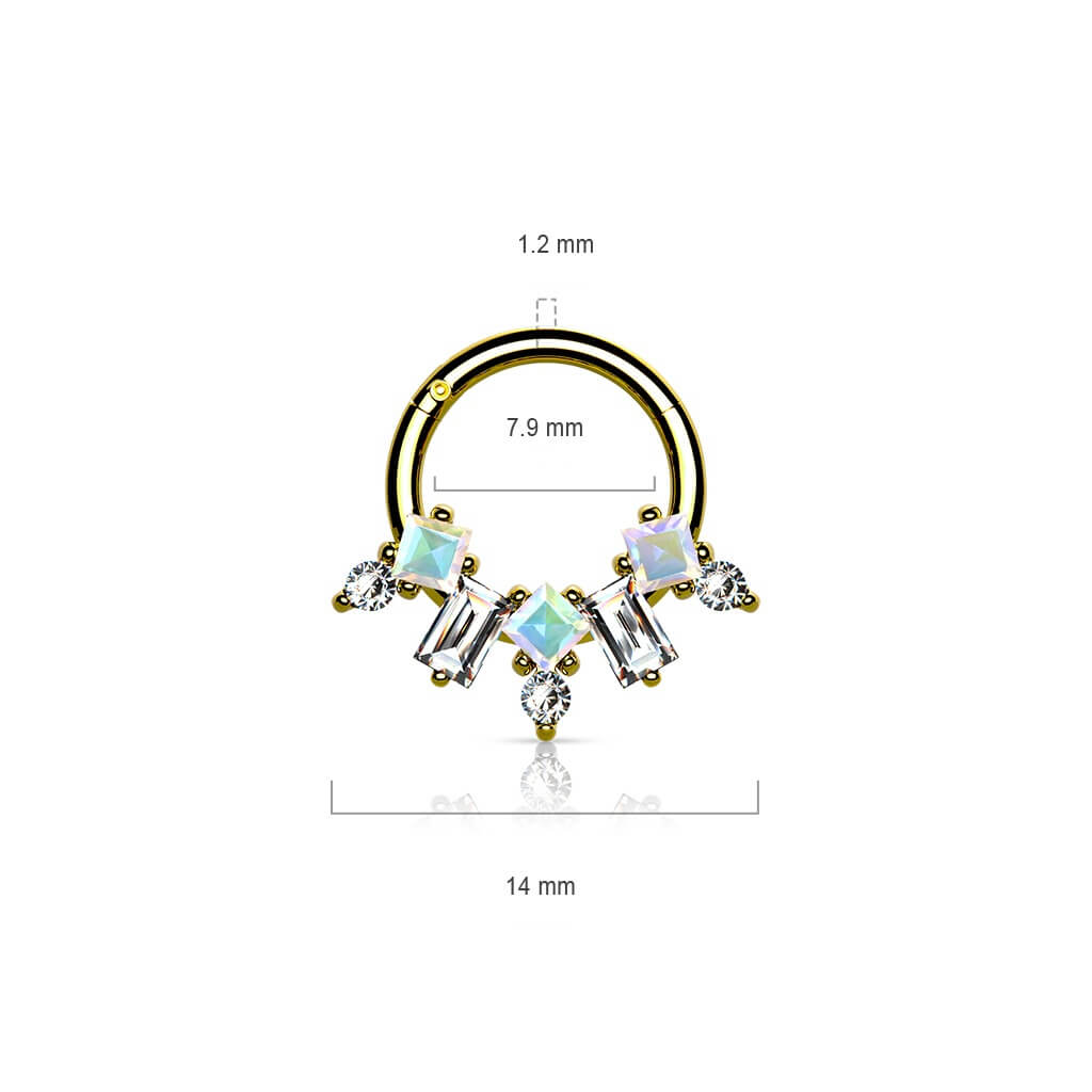 Anillo Circonita Clicker