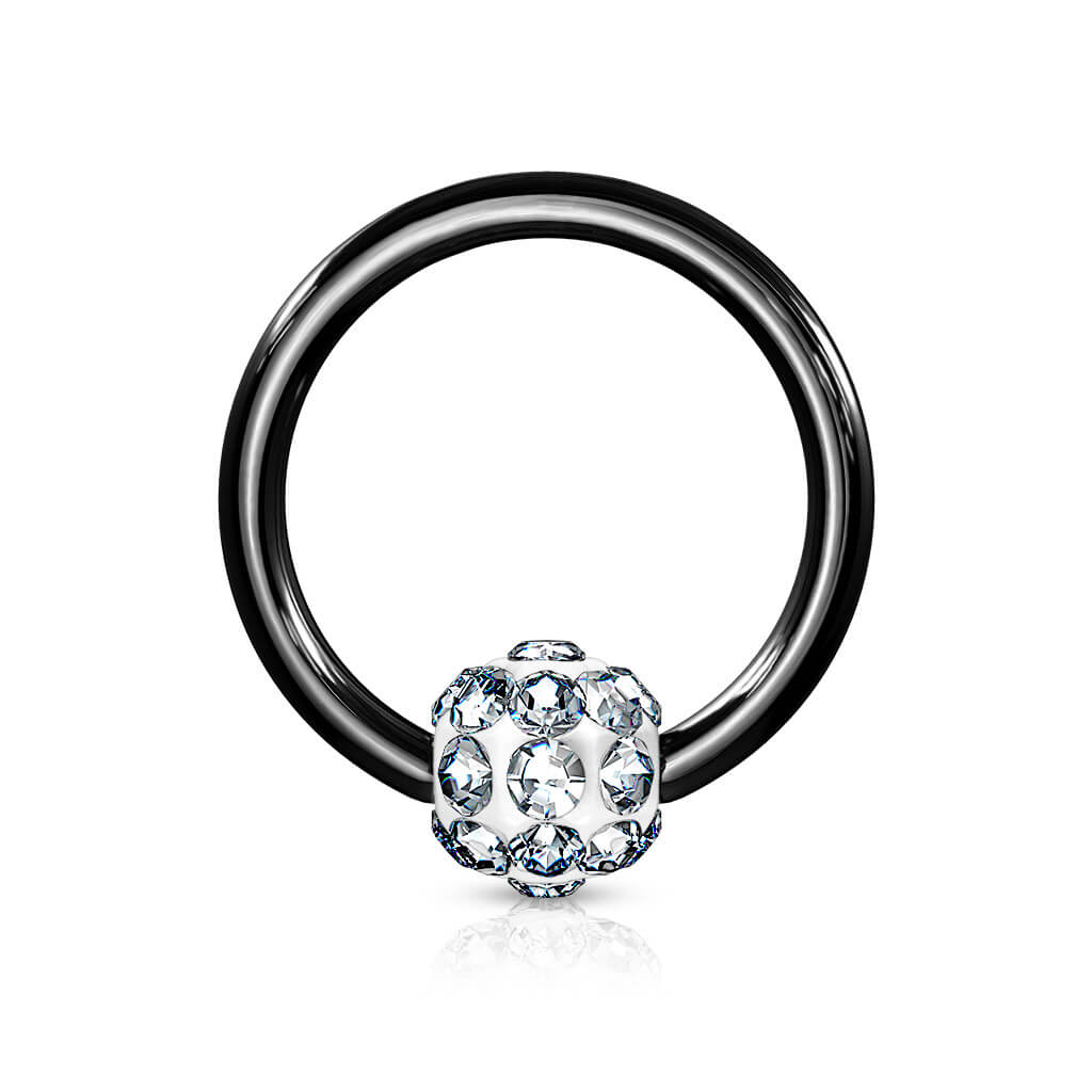 Anillo Bola Ferido Cierre de bola