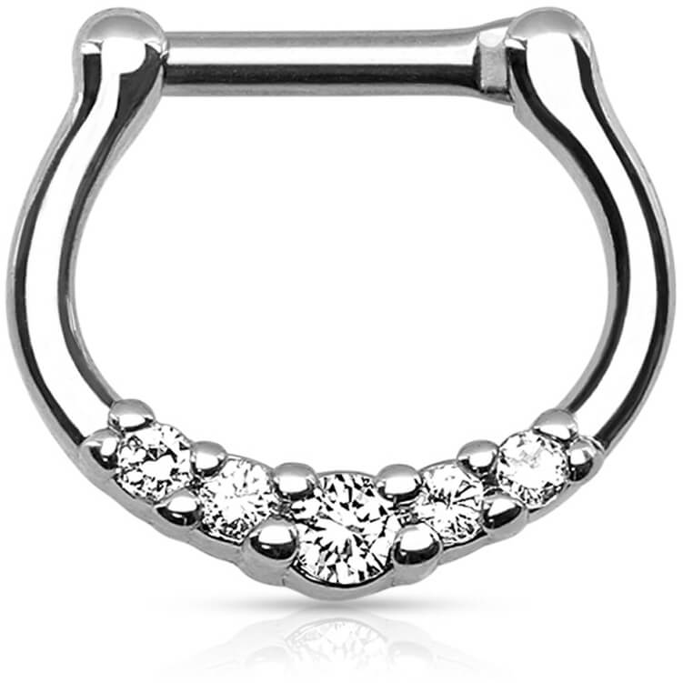Piercing Septum Clicker Zirconia Clicker