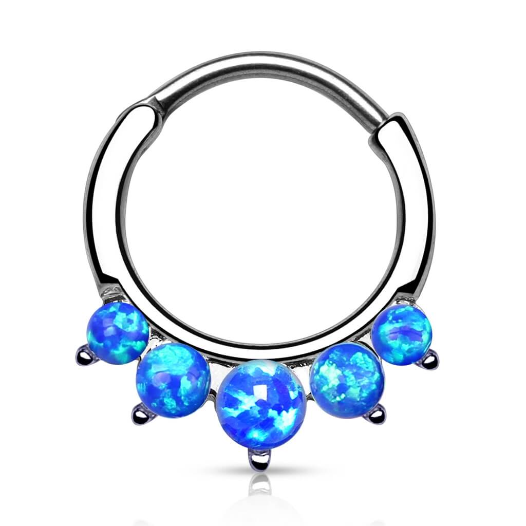 Piercing Septum Clicker a 5 opali Clicker