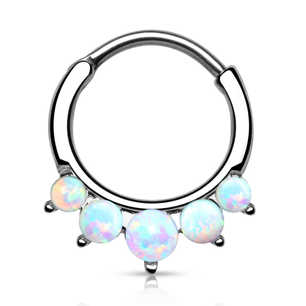 Piercing Septum Clicker a 5 opali Clicker