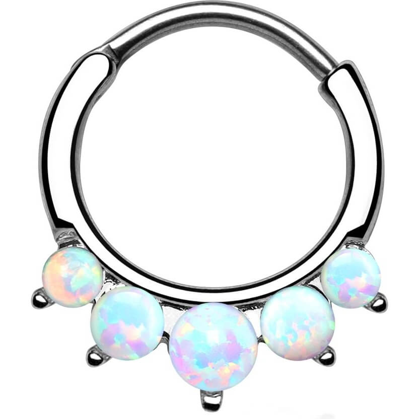 Piercing Septum Clicker a 5 opali Clicker