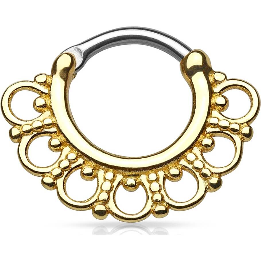 Piercing Septum Clicker tribale Clicker