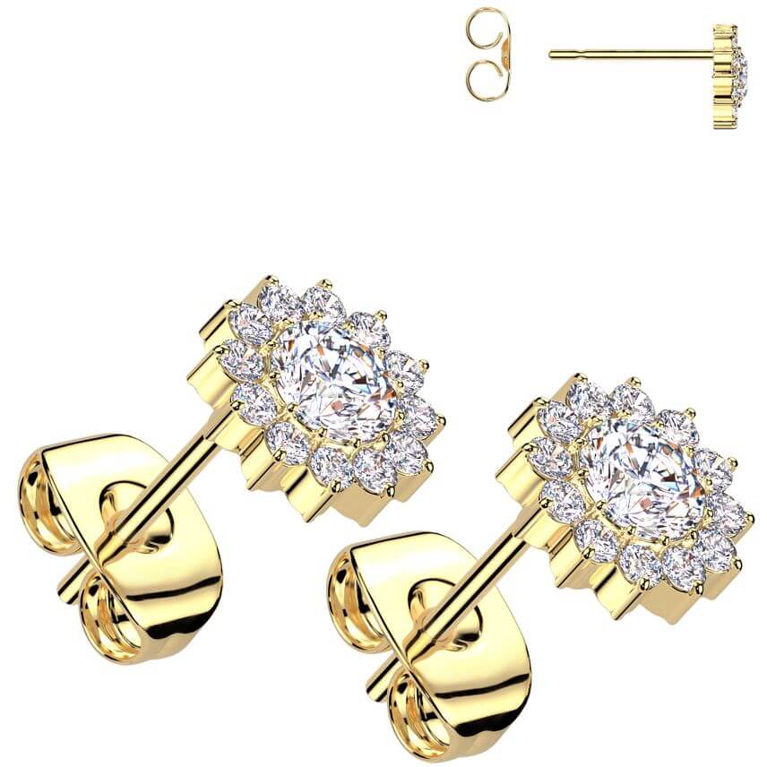 Titanium flower zirconia