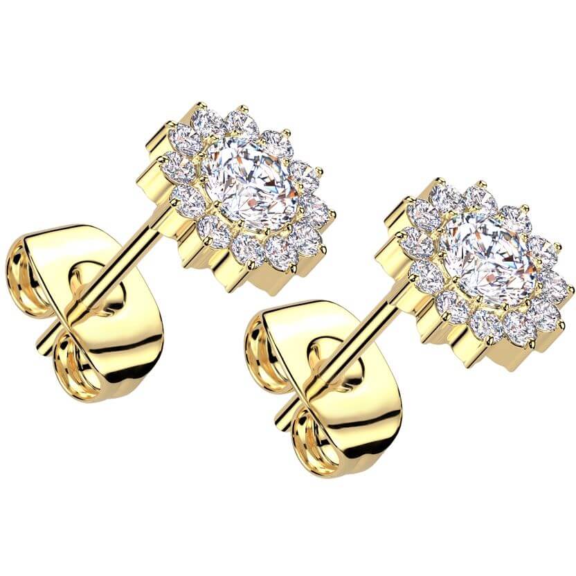 Titanium flower zirconia