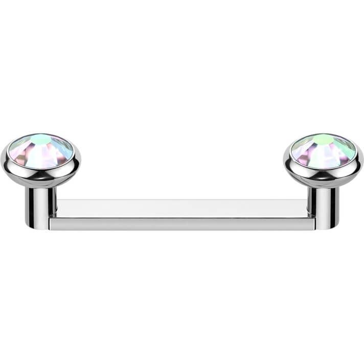 Barbell Superficie Cristales superficie plana Rosca interna