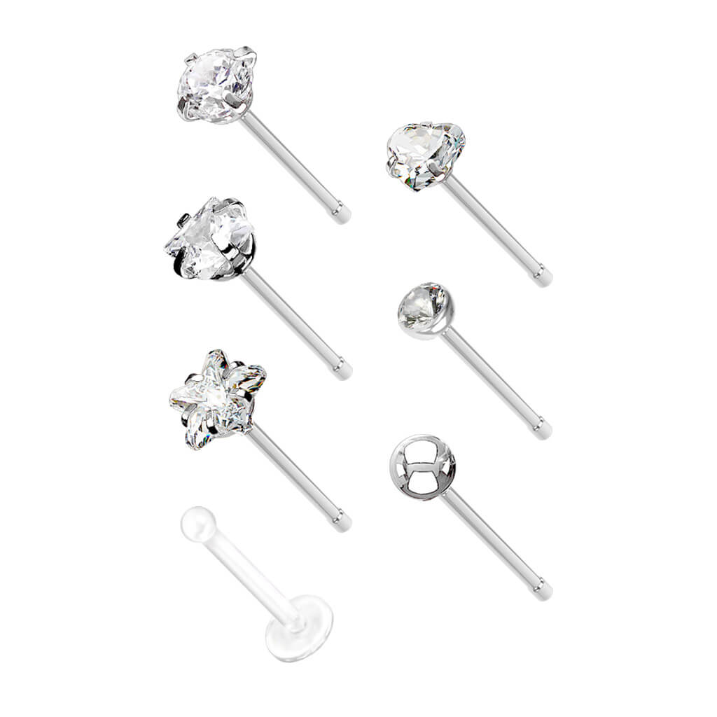 Stud Nasale Zirconi