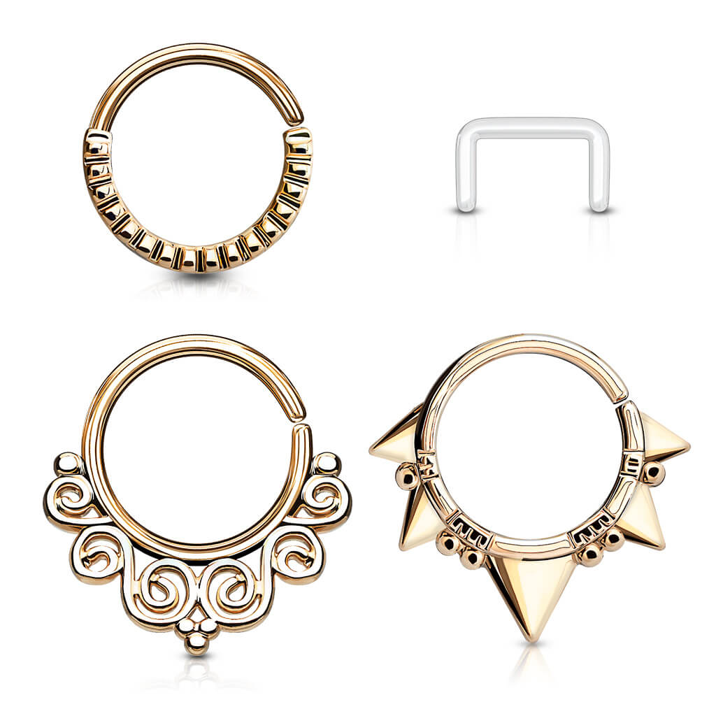 Piercing Septum Retainers/Anelli Pieghevole