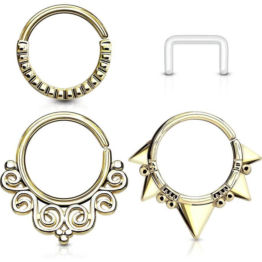 Piercing Septum Retainers/Anelli Pieghevole