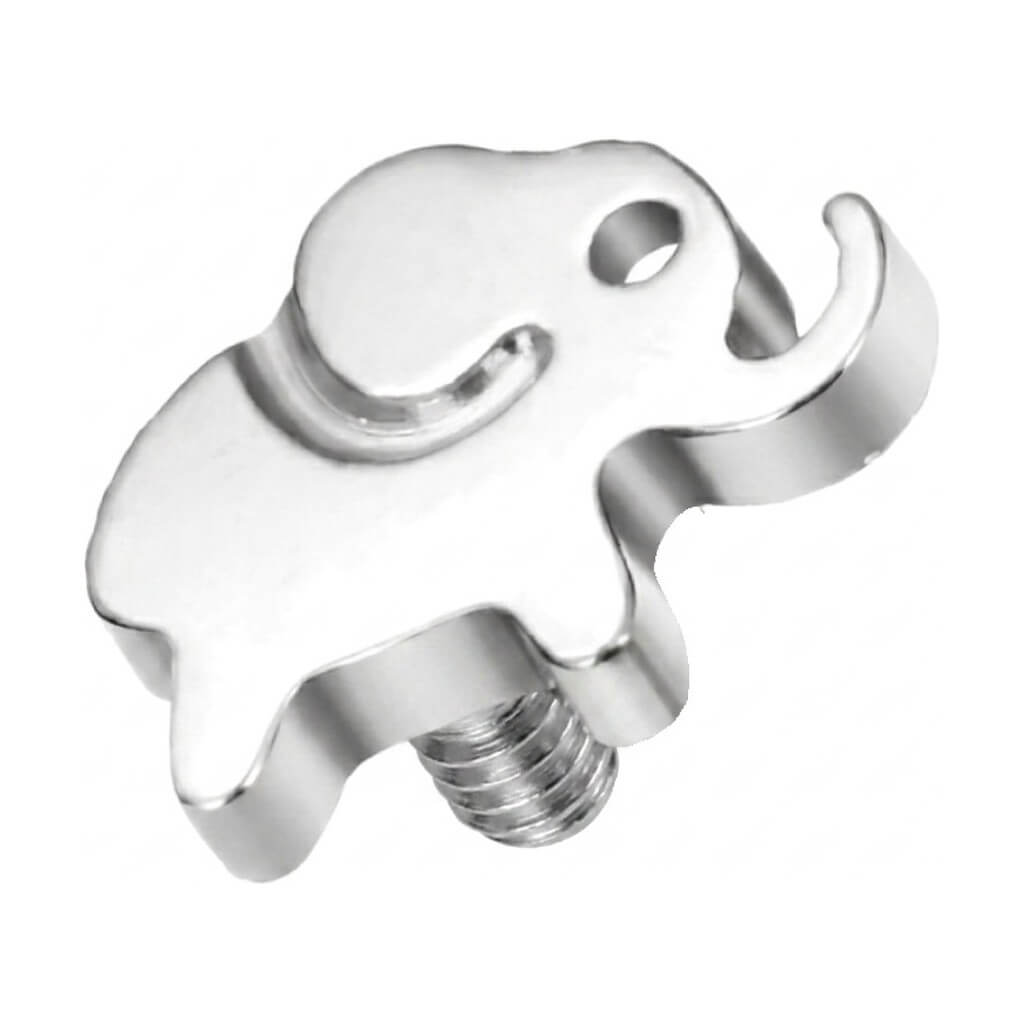 Titanium Top Elephant Raised Trunk Internally Threaded