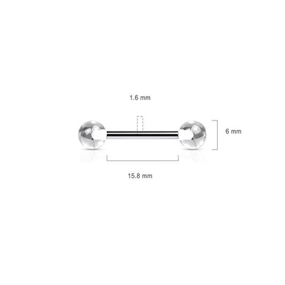 Barbell Acryl Kugel