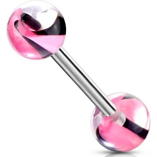 Barbell Acrylic Marble Design Ball