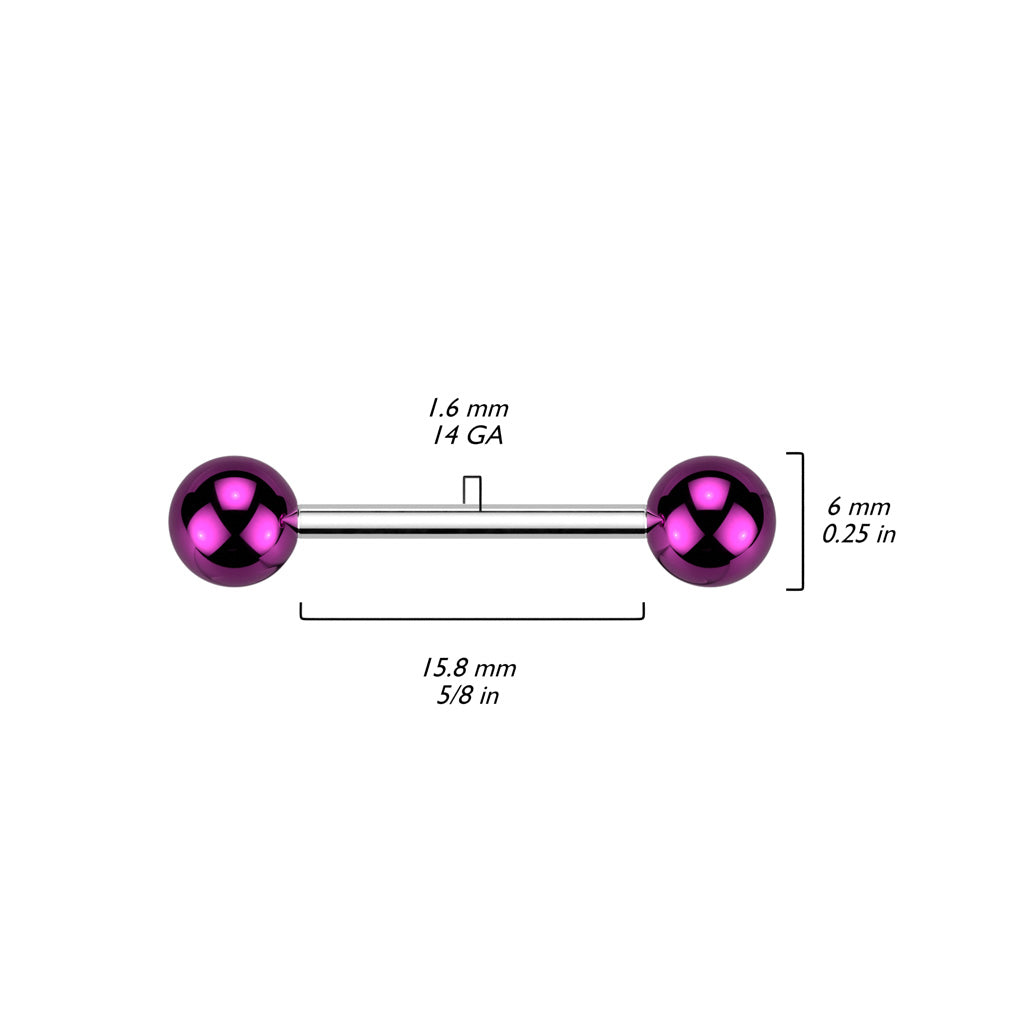 Barbell Sfere acriliche con rivestimento in vetro