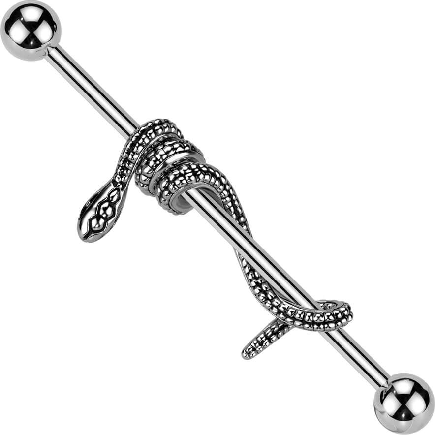 Industrial Barbell Wrapped Snake