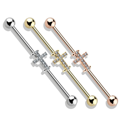 Industrial Barbell Cross Zirconia