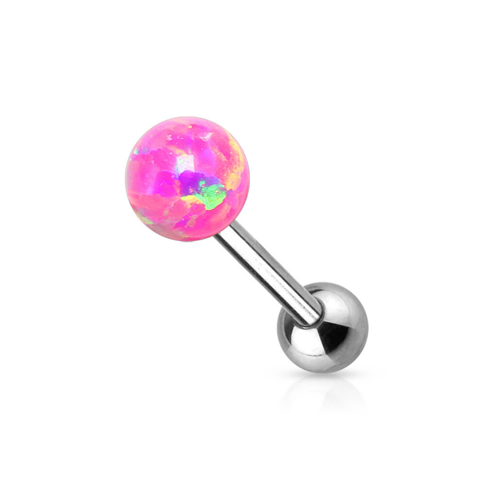 Barbell Ball Opal Internally Threaded