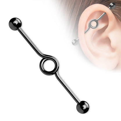 Industrial Barbell Ball Looped