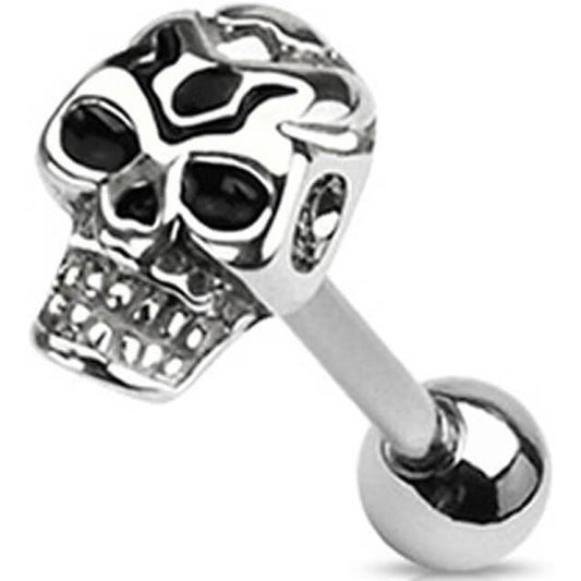 Barbell Calavera de Plata