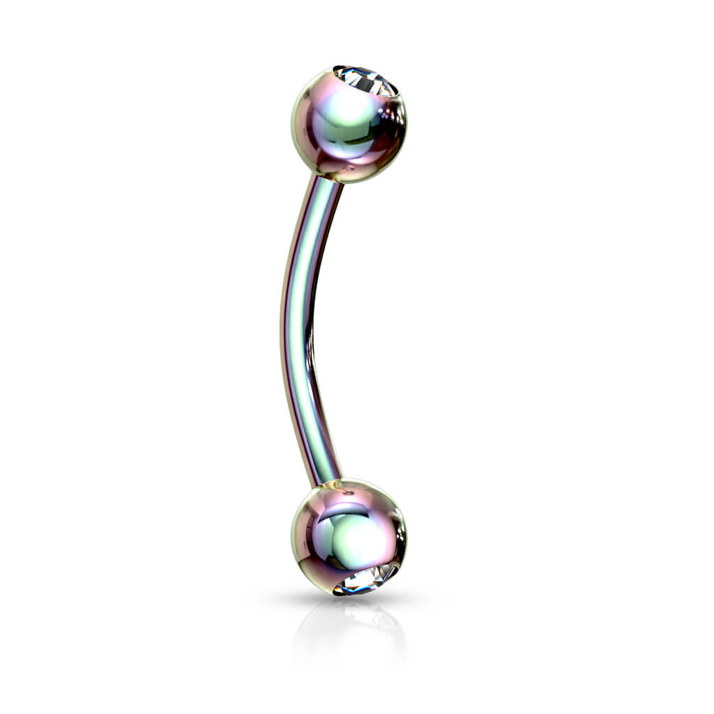 Eyebrow Piercing Ball Zirconia