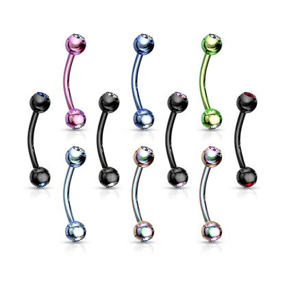 Eyebrow Piercing Ball Zirconia