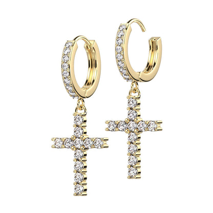 Cross Dangle Zirconia Clicker