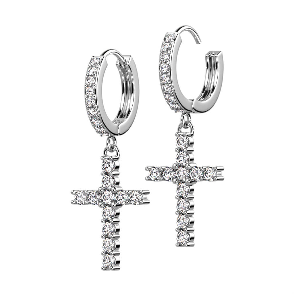 Cross Dangle Zirconia Clicker