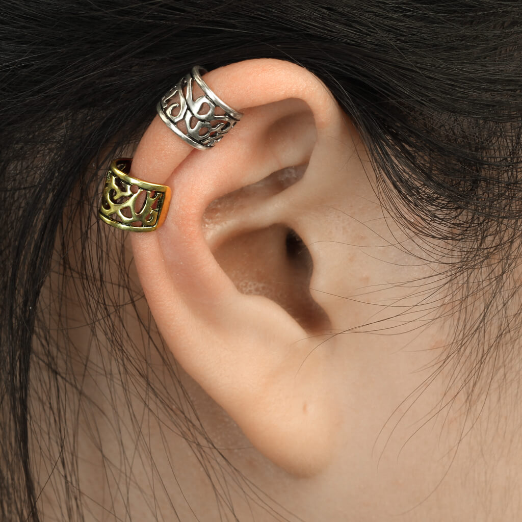 Earcuff Ear cuff filigrana Pieghevole