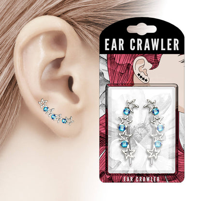 Ear crawler  gwiazdka cyrkonia