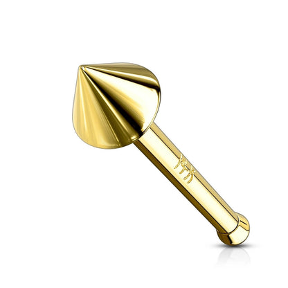 Oro 14kt Nariz Stud pincho