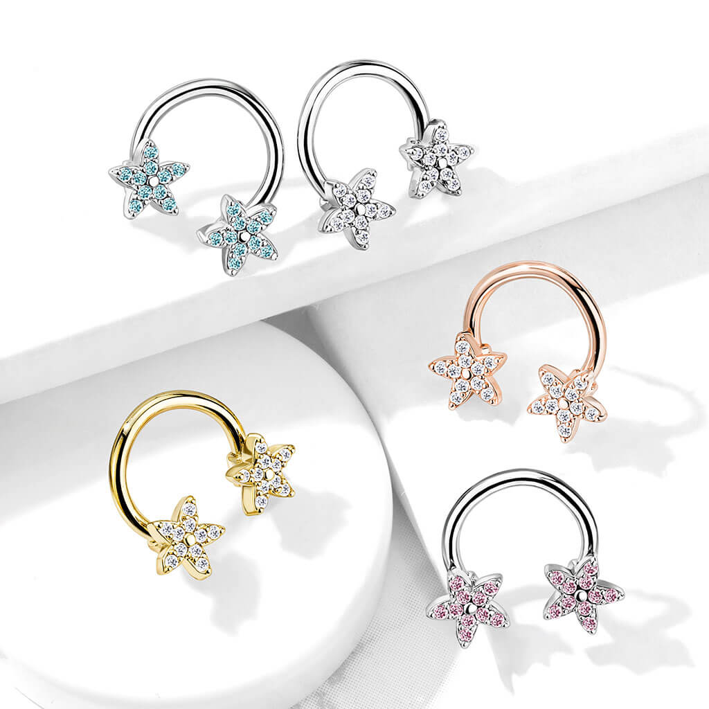 Horseshoe Stars Zirconia