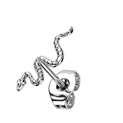 Titane Bouton d'Oreille Serpent