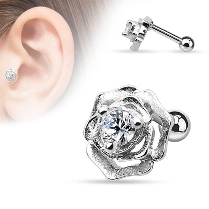 Barbell Rose Zirconia