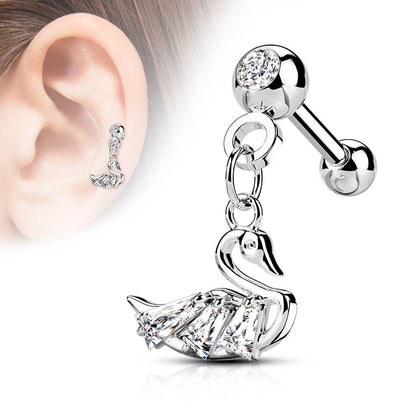 Barbell Cisne colgante Circonita